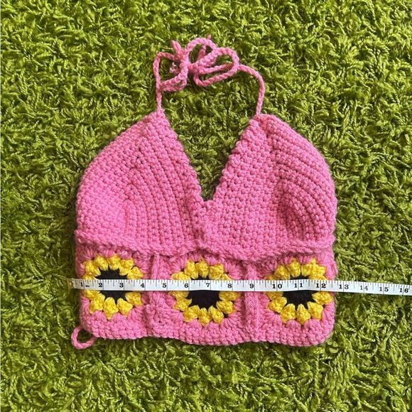 CROCHET HALTER TOP HANDMADE - Picture 4 of 13
